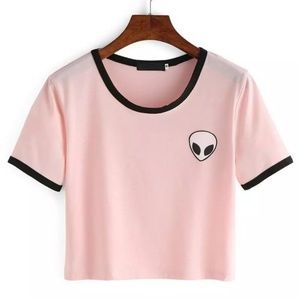 cute shirts crop top